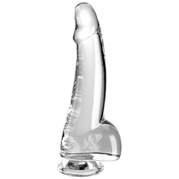 img_156283_364296eebf89276d31d0ffaee32bcb6e_1.jpg KING COCK - CLEAR DILDO CON TESTÍCULOS 15.2 CM TRANSPARENTE