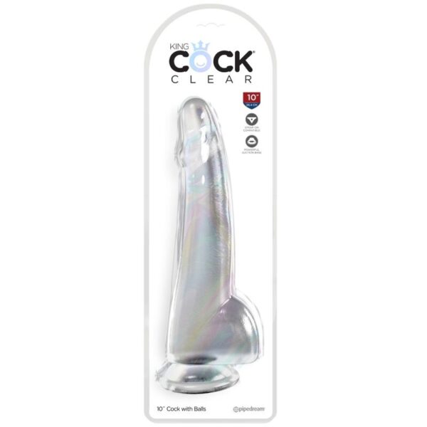 img_156289_d621376fc2e332f4c9a51a9f15bc5e5e_1.jpg KING COCK - CLEAR DILDO CON TESTÍCULOS 19 CM TRANSPARENTE