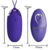 img_158191_9e3b1cdb88a20aa53e517572a50a782e_1.jpg PRETTY LOVE - BERGER YOUTH HUEVO VIBRADOR CONTROL REMOTO VIOLETA