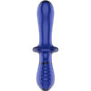 SATISFYER - DOUBLE CRYSTAL DILDO AZUL