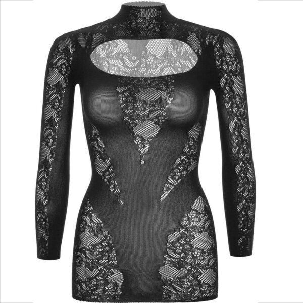 img_162017_ab8453c37f561432731c8f8a493686d7_1.jpg LEG AVENUE - MINI VESTIDO DE ENCAJE CON MANGA LARGA NEGRO