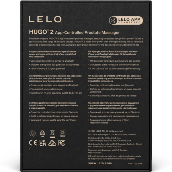 img_162475_c6a84362f16d0c9376f54c8d3529de2a_1.jpg LELO - HUGO 2 MASAJEADOR DE PROSTATA NEGRO