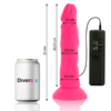 img_164206_95e20393aed6e5d1c2384b9873bdb2ff_1.png DIVERSIA - DILDO REALÍSTICO FLEXIBLE CON VIBRACIÓN ROSA 23 CM -O- 4.3 CM