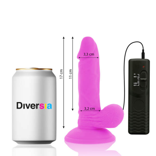 img_164209_73ce9ca714569cd9ee04c3c832d96a96_1.png DIVERSIA - DILDO REALÍSTICO FLEXIBLE CON VIBRACIÓN MORADO 17 CM -O- 3.3 CM