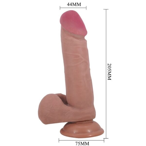 img_165190_ae01b74e4d4fd73989d67ca5ba18edaf_1.jpg PRETTY LOVE - SLIDING SKIN SERIES DILDO REALÍSTICO CON VENTOSA PIEL DESLIZANTE MULATO 20.5 CM