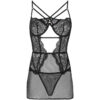 LIVCO CORSETTI FASHION - BARIRIN LC 90633 FALDA + PANTY NEGRO L/XL