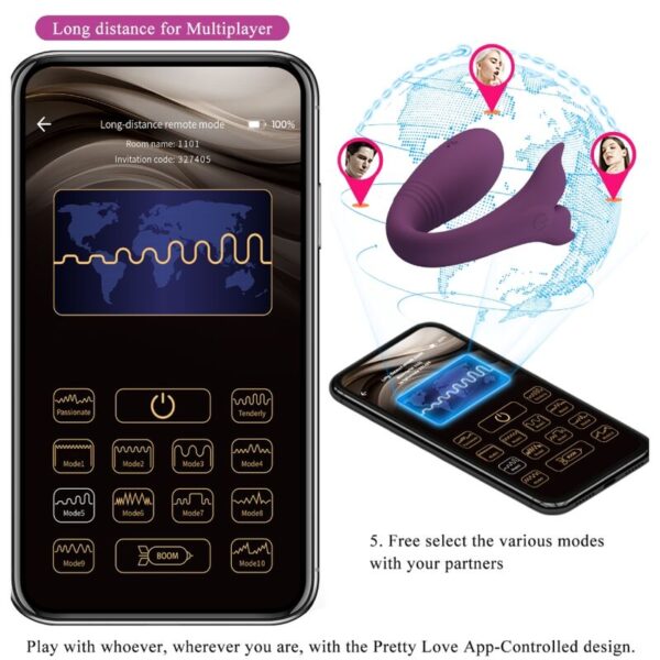 img_170952_38694bb3818f293bb953b3562ffdc870_1.jpg PRETTY LOVE - JAYLEEN VIBRADOR APP CONTROL REMOTO LILA