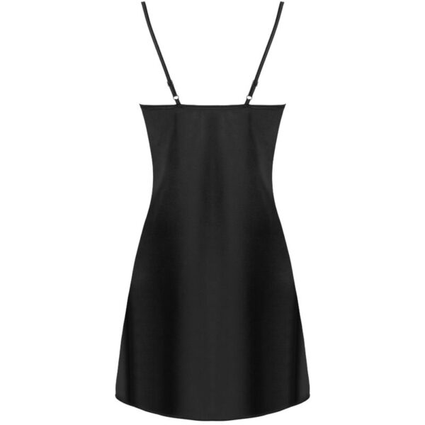 LIVCO CORSETTI FASHION - JACQUELINE LC 90249 BATA + CAMISA + PANTY NEGRO L/XL