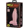 BAILE - INFLATABLE DILDO HINCHABLE REALÍSTICO CON VENTOSA 15 CM