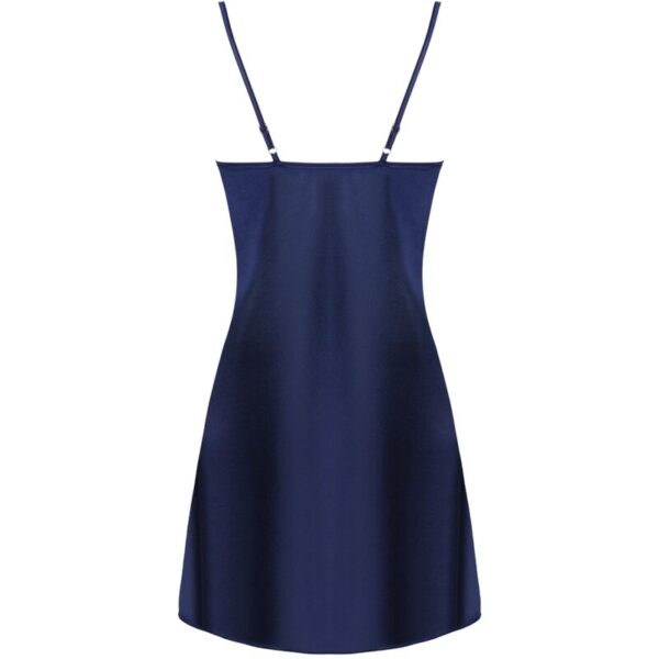 LIVCO CORSETTI FASHION - JACQUELINE LC 90249 BATA + CAMISA + PANTY AZUL MARINO S/M