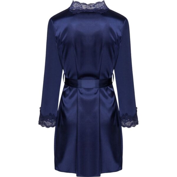 LIVCO CORSETTI FASHION - JACQUELINE LC 90249 BATA + CAMISA + PANTY AZUL MARINO S/M