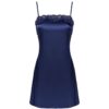 LIVCO CORSETTI FASHION - JACQUELINE LC 90249 BATA + CAMISA + PANTY AZUL MARINO S/M