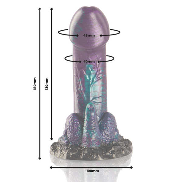 img_176561_76e4a90b90b063bc0a2da4e0df498e88_1.png EPIC - BASILISK DILDO DOBLE PLACER ESCAMOSO TAMAÑO PEQUEÑO