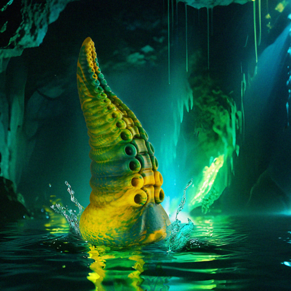 img_177575_65fd35509af786367df2ff8c9fbf5a7a_1.png EPIC - CETUS DILDO TENTÁCULO VERDE TAMAÑO PEQUEÑO