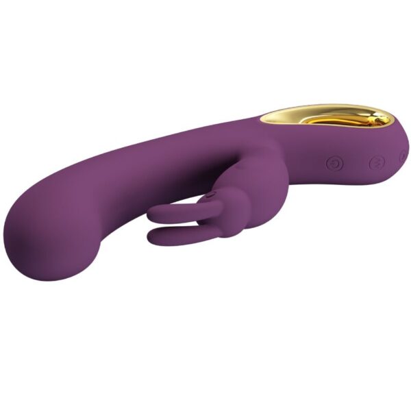 PRETTY LOVE - LIAM VIBRADOR RABBIT & PUNTO G CONTROLADO POR APP LILA