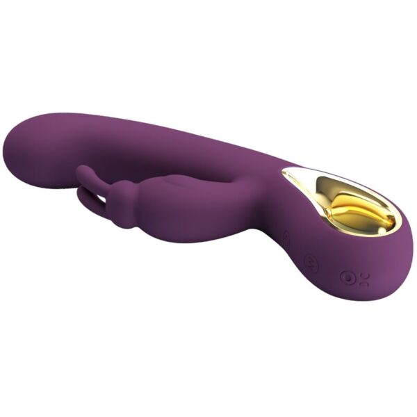 PRETTY LOVE - LIAM VIBRADOR RABBIT & PUNTO G CONTROLADO POR APP LILA