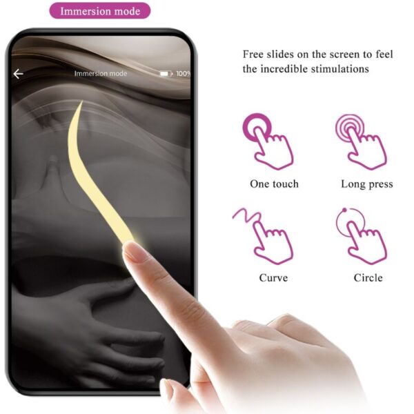 PRETTY LOVE - LIAM VIBRADOR RABBIT & PUNTO G CONTROLADO POR APP LILA