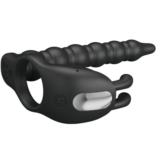 img_177998_6557d946bcbb640ba6ca41fe5017c794_1.jpg PRETTY LOVE - BLACKNEY ANILLO PENE CON PLUG VIBRADOR NEGRO