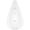 SATISFYER - DEW DROP VIBRADOR LAY-ON BLANCO