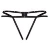 LIVCO CORSETTI FASHION - NOMADE TANGA CROTCHLESS NEGRO S/M