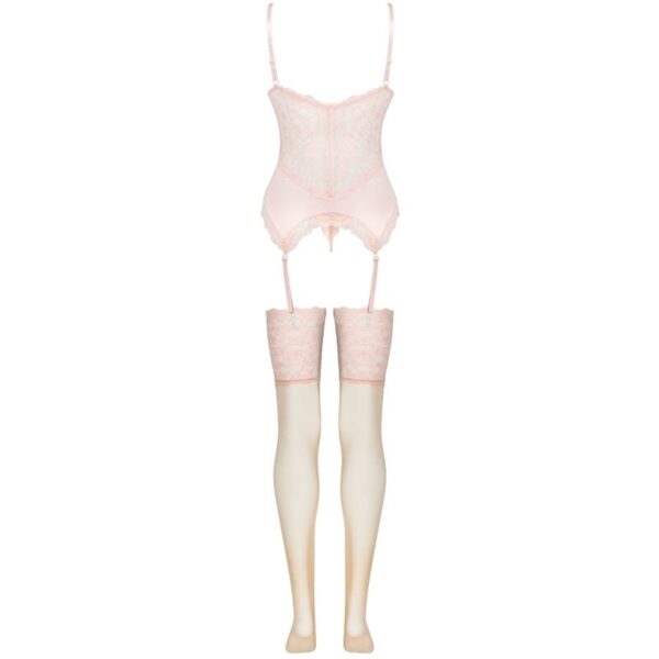img_179290_a3224bf43bc63f92629c80932349c3e5_1.jpg LIVCO CORSETTI FASHION - PERSINNE PEACH SET CORSET + PANTY + MEDIAS L/XL