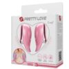 PRETTY LOVE - LEAF PINZAS VIBRATORIAS PARA PEZONES ROSA