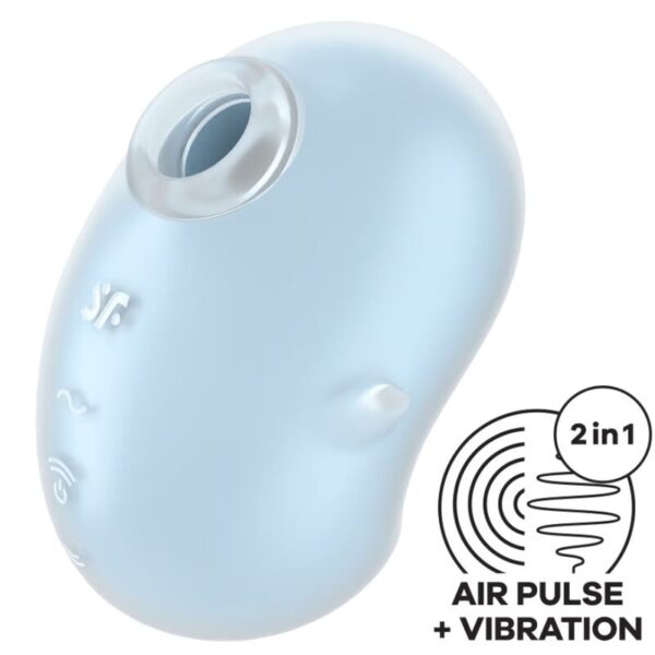 img_180800_1a5c9ca302d4aba3d3becbb6e6c417f7_1.jpg SATISFYER - CUTIE GHOST VIBRADOR LAY-ON AZUL CLARO