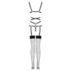 LIVCO CORSETTI FASHION - THIARA LC 20213 SET BODY + MEDIAS NEGRO L/XL