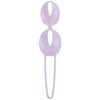 FUN FACTORY - SMARTBALLS DUO BOLAS PELVICAS BLANCO / LILA PASTEL