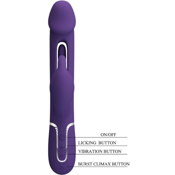 img_182714_24cee300120098d7575077bc63ce97dd_1.jpg PRETTY LOVE - KAMPAS VIBRADOR RABBIT 3 EN 1 MULTIFUNCIÓN CON LENGUA VIOLETA