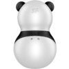 SATISFYER - POCKET PANDA ESTIMULADOR & VIBRADOR BLANCO Y NEGRO