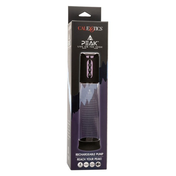 CALEXOTICS - PEAK BOMBA ONDAS ESTIMULADORASA 4 VELOCIDADES NEGRO