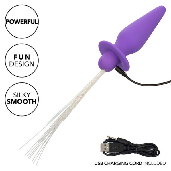 img_185892_07550f1209409520641285e61dcdde8c_1.jpg CALEXOTICS - SOUTHERN LIGHTS LIGHT UP PLUG ANAL CON LUCES 10 VIBRACIONES SILICONA VIOLETA