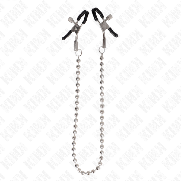 img_186659_7c01b2f8d86a84a065f75246da351d8b_1.png KINK - PINZAS PARA PEZONES CON CADENA DE BOLAS 30 CM