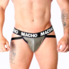 MACHO - MX27GR JOCK CUERO GRIS BEIGE XL