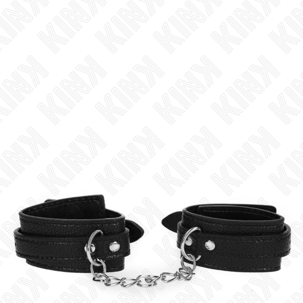 img_187505_1a9ee9aa0c96e564371cd363ce276506_1.png KINK - MUÑEQUERAS ESTILO SERPIENTE NEGRO AJUSTABLE 20-28 CM X 5.4 CM