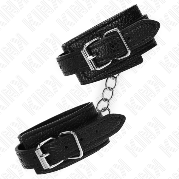 img_187507_dcdf8bf743089dae44c21cc9d8c94870_1.png KINK - MUÑEQUERAS ESTILO SERPIENTE NEGRO AJUSTABLE 20-28 CM X 5.4 CM