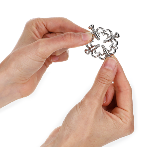 img_187513_a8a2bc770364cede22f18875da25234f_1.png KINK - PINZAS PARA PEZONES FLOR METÁLICA