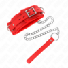 img_187582_70f2a5792bba922f2c5f01dd3c2c05f1_1.png KINK - COLLAR CON CORREA 65 CM CON RESTRICCIONES ROJO AJUSTABLE 36-42 CM X 5.5 CM