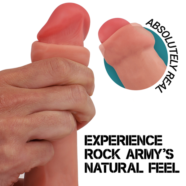 img_187844_9865370bd17735ab2a5ffd2a530cba19_1.png ROCKARMY - RANGER DILDO REALISTA DUAL DENSITY LIQUID SILICONE 22 CM -O- 3.6 CM