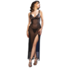 CHILIROSE - CR 4723 BABYDOLL LARGO & TANGA NEGRO M