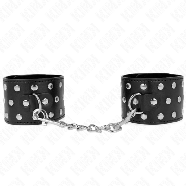 img_189295_40327eab2b6e10311bc8316e1920ada6_1.png KINK - MUÑEQUERAS ESTILO PUNK AJUSTABLE 19-24 CM X 5.5 CM
