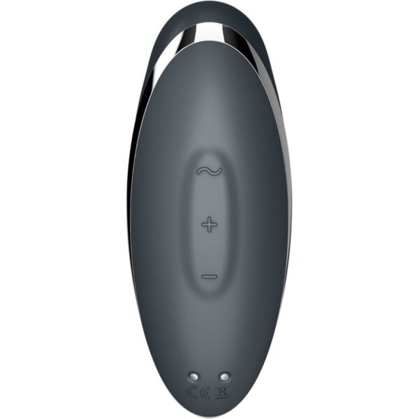 SATISFYER - TAP & CLIMAX 2 VIBRADOR & ESTIMULADOR GRIS