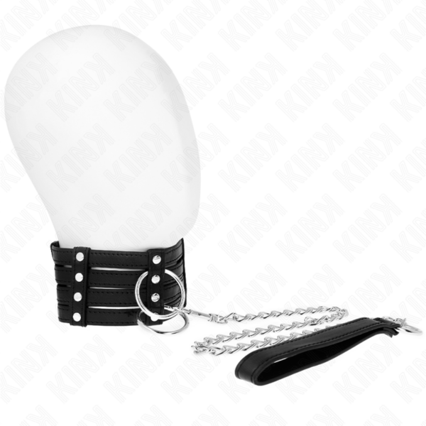 img_190806_04699b3135dead29cb5a3ffcf3823857_1.png KINK - COLLAR CON CORREA 65 CM ESTILO SUB AJUSTABLE 35-51 CM X 7 CM