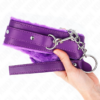 img_190832_0020715c40b872e1de599e2ae1a5ff58_1.png KINK - COLLAR CON CORREA 65 CM CON RESTRICCIONES MORADO AJUSTABLE 36-42 CM X 5.5 CM
