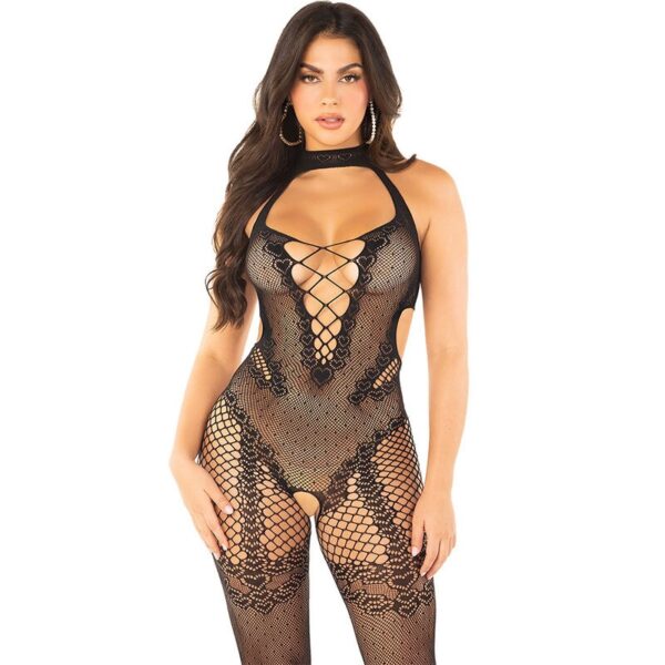 img_193192_885fc618740eb342d54f6b83b0d94000_1.jpg LEG AVENUE - BODYSTOCKING CROTCHLESS DE REJILLA NEGRO TALLA ÚNICA