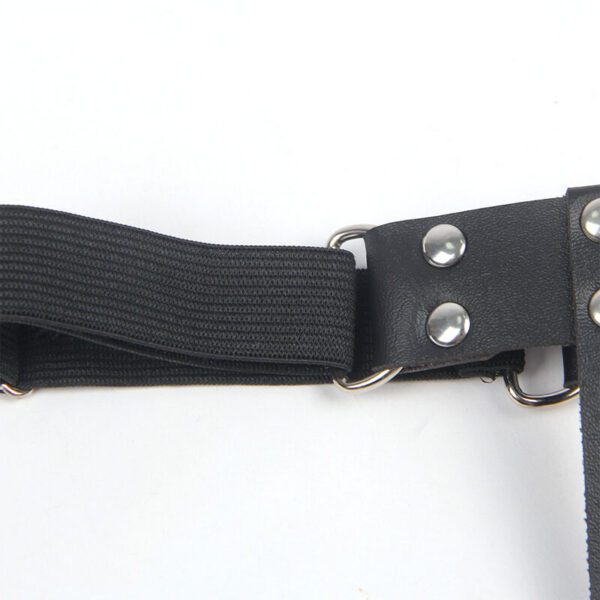 SUBBLIME - 953744 LIGA PUNK DE CUERO AJUSTABLE NEGRO TALLA ÚNICA