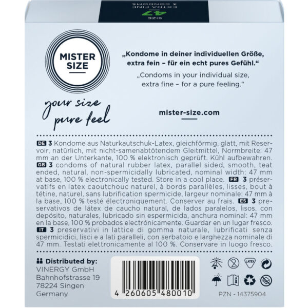 img_196015_acf8842b235ce93bad855484b21cbf78_1.jpg MISTER SIZE - PRESERVATIVOS TALLA XS 47 MM (3 UNIDADES)