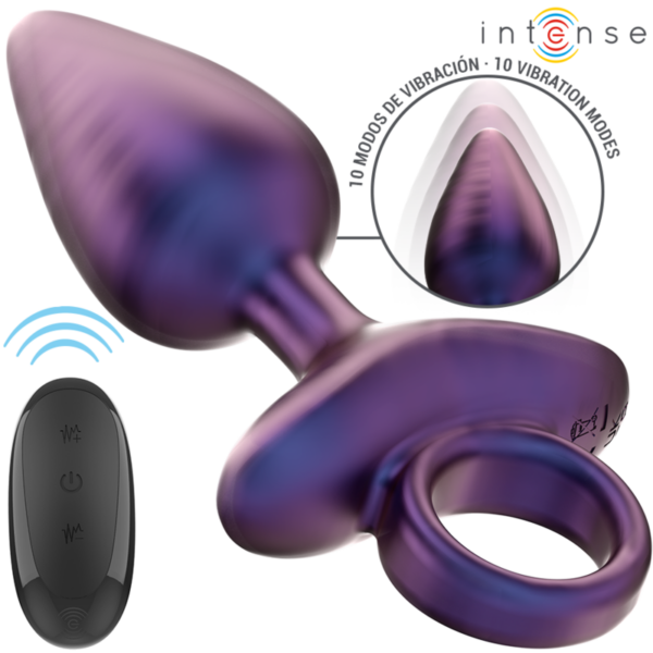 img_196180_5f22140776d462a23be20ac4539e7771_1.png INTENSE - MICHAEL PLUG ANAL VIBRADOR MODELO 2 CONTROL REMOTO