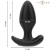 img_196249_9d177c5fbebcd049f36c4b5cc95c47f4_1.png INTENSE - JOEY PLUG ANAL 10 VIBRACIONES NEGRO CONTROL REMOTO